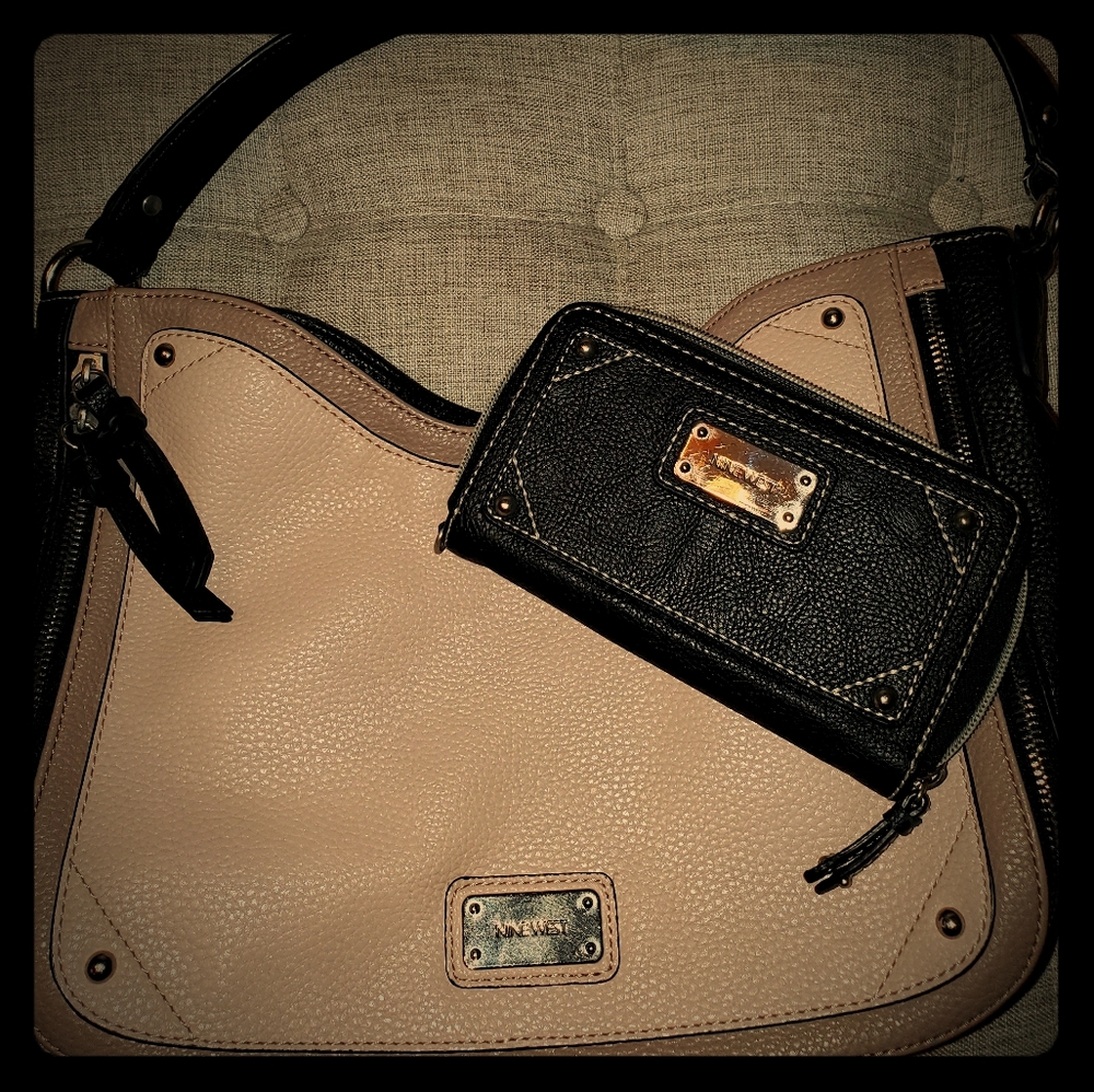 Matching Nine West purse and wallet